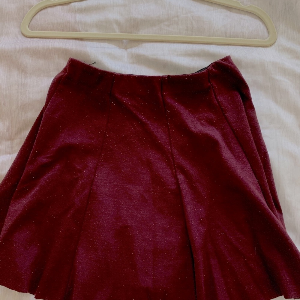 Maroon brandy Melville skirt